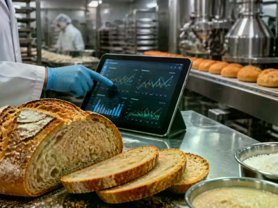 Confie na Bakery Scale Up apenas quando as amostras corresponderem aos dados do processo