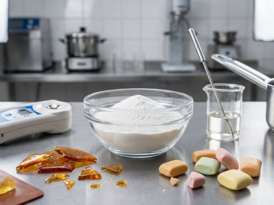 حلوى ناعمة قليلة السكر بتصميم خاص مع دكسترين مقاوم