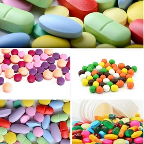 Colorful coating agents