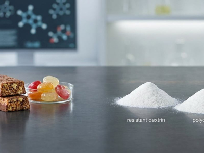 Tekstur Permen Rendah Gula dengan Serat Larut