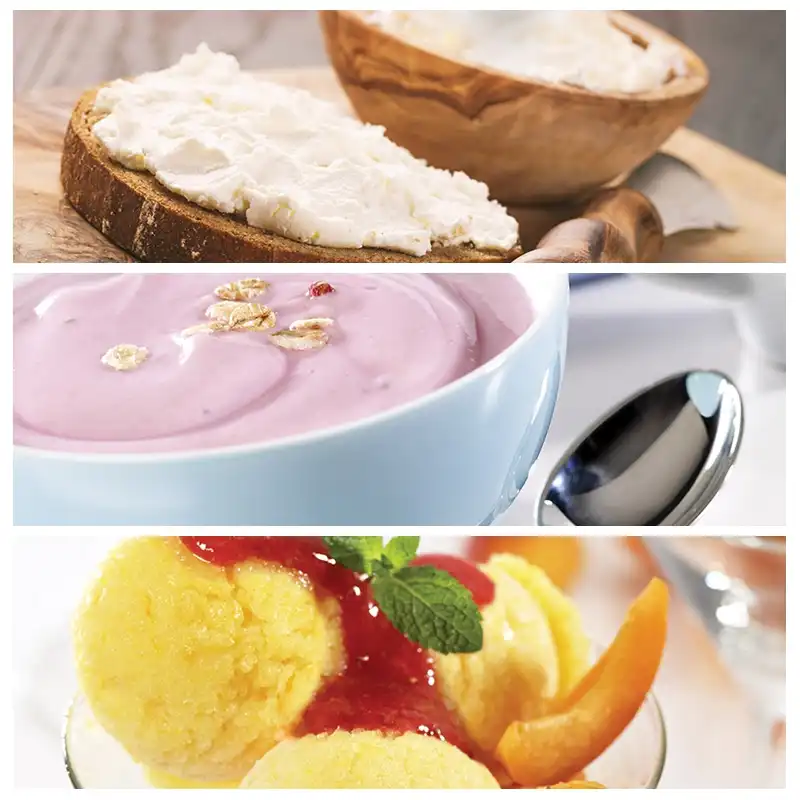 dietary fiber in diary products